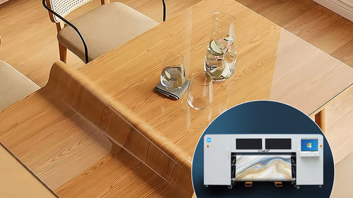 Solution d'impression pour les nappes à table et les matelas en PET