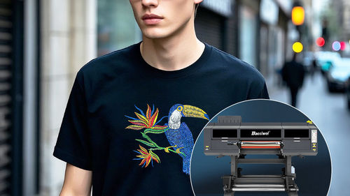 Solution d'impression UV pour effet de broderie