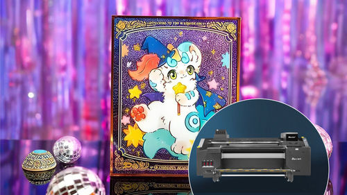 L'impression UV Baosiwei: la magie de l'impression UV avec une feuille d'or sur acrylique