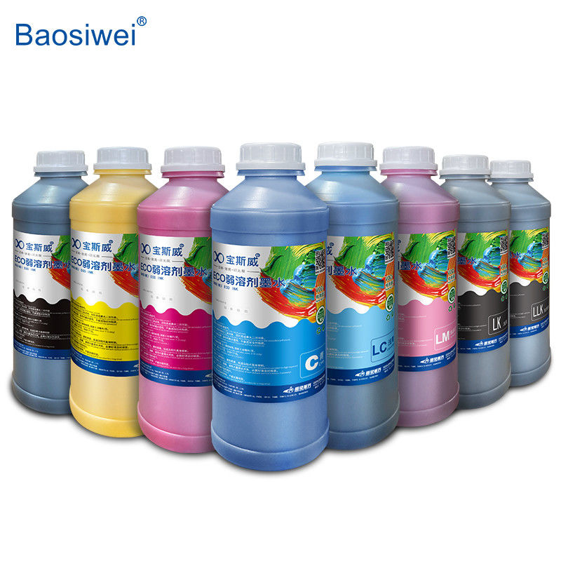 L'encre Baosiwei Eco Solvent est adaptée à différentes têtes d'impression